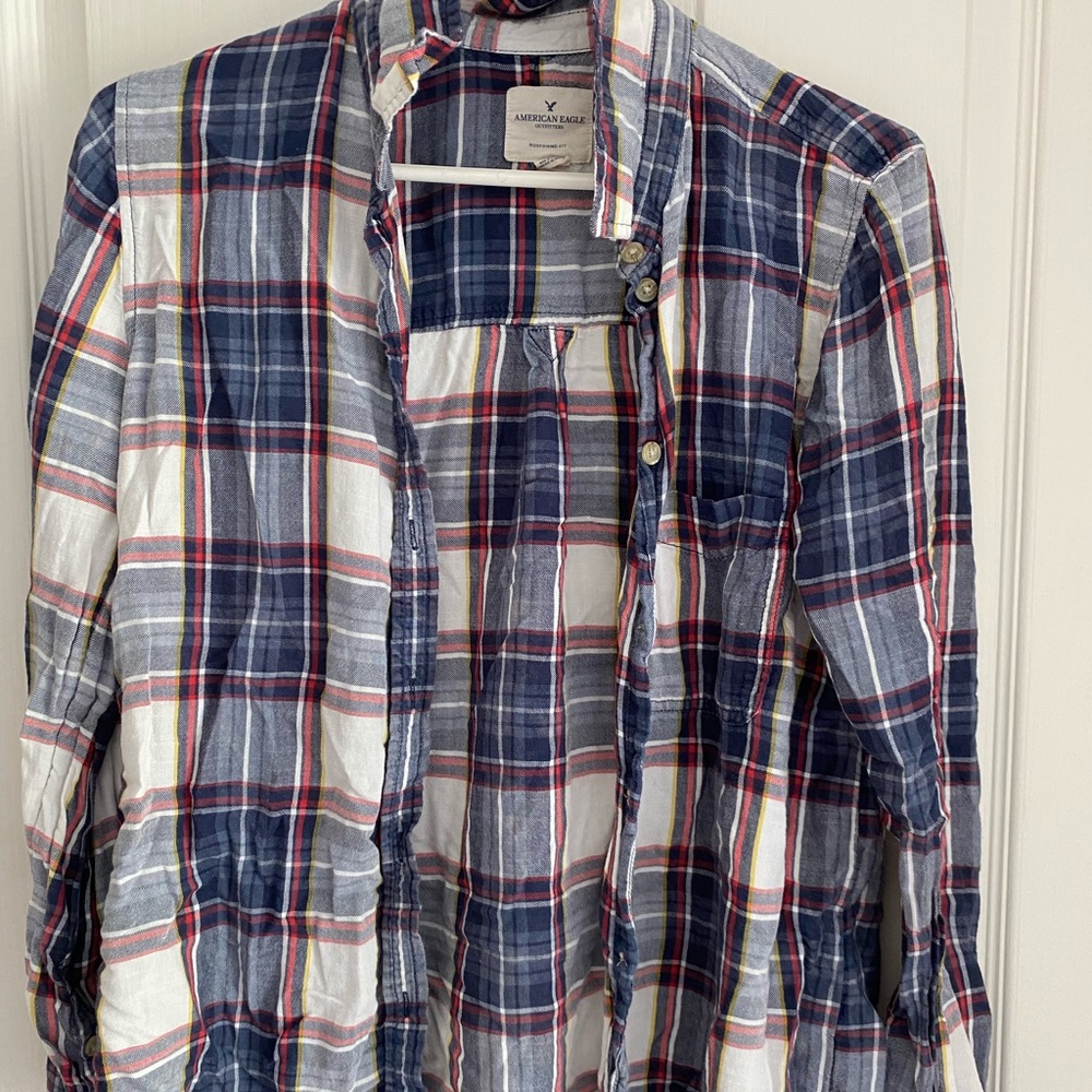American Eagle flannel long-sleeve shirt - Boyfriend fit - Women’s M